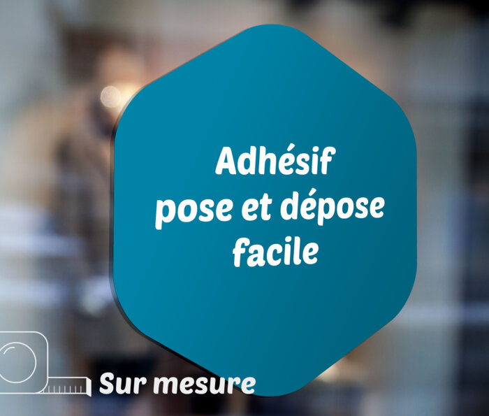 adhésif vitrine pose facile